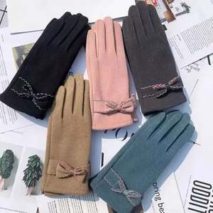 Gants I-0060 pour femmes, automne et hiver, en peluche, chauds et adorables, mitaines anti-froid, en peluche, écran tactile, gants de conduite - Product Image 6