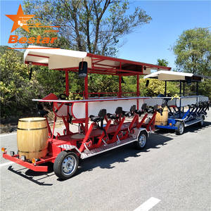 Vélo de ville Bestar à 3 vitesses avec cadre en acier, freins à disque hydrauliques, fourche à suspension et roues robustes – Idéal pour les sorties festives et les soirées brassicoles - Product Image 6