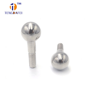 สกรูหัวบอล Tengdafei เกลียวมาตรฐานเมตริก ขนาดปรับแต่งได้ เหล็กกล้าคาร์บอนปานกลาง - Product Image 1