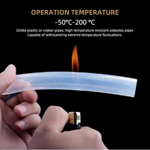 Tuyau flexible en <span class=keywords><strong>silicone</strong></span> de qualité alimentaire à coupe de longueur personnalisée pour le transfert de lait et le brassage de bière en caoutchouc de qualité - Product Image 4