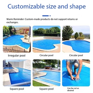 Cubierta de Burbujas para <span class=keywords><strong>Piscina</strong></span> <span class=keywords><strong>Solar</strong></span>, Manta Térmica Flotante para Spa, Resistente a los Rayos UV, Ecológica, Grosor de 100-700um, Se Puede Cortar - Product Image 6