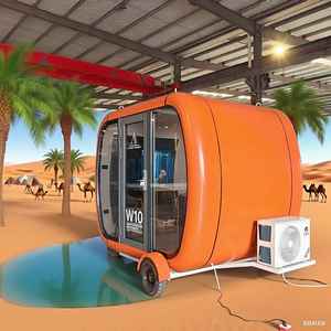 W10 <span class=keywords><strong>Future</strong></span> Mobile Pod 20 ㎡ Espacio de vida inteligente con ventanas panorámicas Ideal para acampar al aire libre y Glamping Resorts - Product Image 6