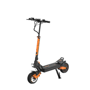 Patinete Eléctrico Plegable de Doble Motor Negro y Naranja para Adultos, Velocidad de hasta 60 km/h, Neumáticos Anchos, Autonomía de 45-60 km, Diseño Plegable para Desplazamientos Urbanos - Product Image 1