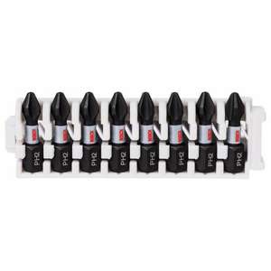 BOSCH - 2608522324 Impact Control PH2 Insert Bit Pack (8 Uds.) -INSERTOS EAN 3165140851145 PARA PUNTAS DE ATORNILLADO - Product Image 1