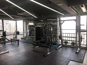 الضوضاء عزل crossfit بلاط أرضيات من المطاط للحصول على اللياقة البدنية الصالة الرياضية واقية الطابق سلة حصائر مطاطية - Product Image 5