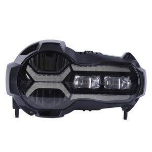 Faro Anteriore per <span class=keywords><strong>Moto</strong></span> LOYO Light con Omologazione E-Mark, Lampadina Alogena con Abbagliante/Anabbagliante e DRL per BMW R1200GS 2014-2019 - Product Image 1