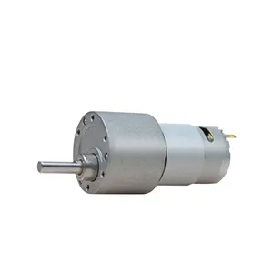 Widely Useful 30mm Diameter 6V 12V 37GB385 Straight Gear Motorreductor De 23kg Cm Y 200 Rpm