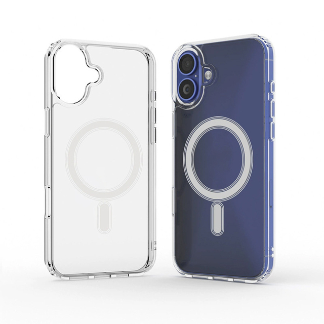 TOP SALE Magnetic Transparent Cell Phone Case for iPhone 17 16 Pro Max 15 14 Plus 13 12 11 Xr Xs max Shockproof Mobile Cover