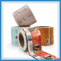 Autocollants imprimables en rouleau d'étiquettes auto-adhésives blanc brillant pour la vente au détail Informations sur le produit Prix et affichage sur étagère Commandes personnalisées