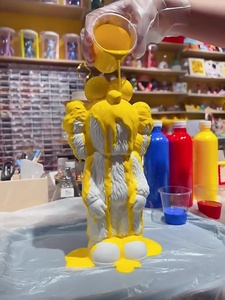 Phổ Biến Chất Lượng Cao 26 Cm Tự Làm Ngày Đêm Mềm Vinyl Hình Chất Lỏng Gấu Nghệ Thuật Kit Cho Các Cặp Vợ Chồng Và Các Hoạt Động - Product Image 4