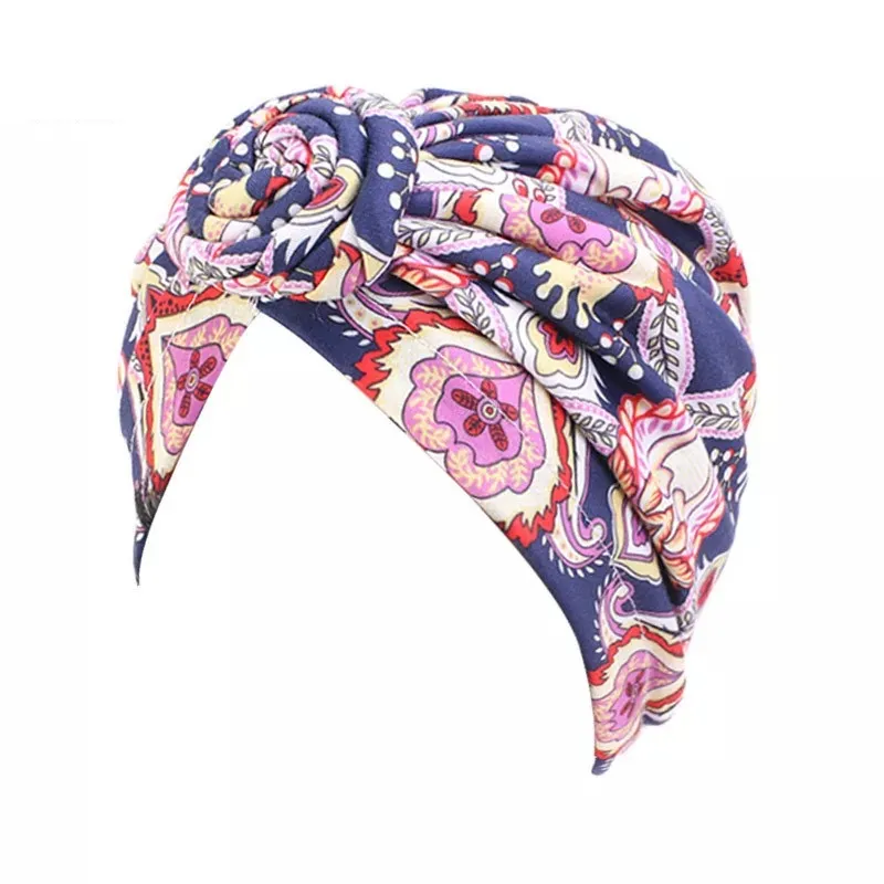 Accessoires pour femmes musulmanes de haute qualité à motifs multiples pour dames turban en coton en stock