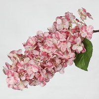 Buket bunga Hydrangea imitasi hidup untuk dekorasi dalam ruangan dan penggunaan acara
