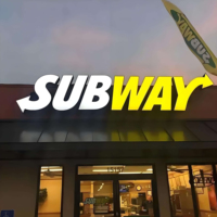 Enseigne en lettres 3D en métal avec logo, enseigne LED personnalisée, lettres lumineuses LED personnalisées, logo 3D