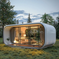 Mini-maison Apple moderne haut de gamme personnalisée de 20 pieds, étanche, préfabriquée, pour villa privée, en panneaux sandwich, fabriquée en Chine
