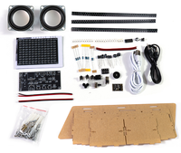 Kit électronique DIY audio Bluetooth, circuit imprimé LED pour spectre musical, rythme de fréquence musicale, kit haut-parleur Bluetooth