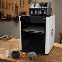 Printer 3D Bambu Lab H2S AMS Combo Format Besar 4-in-1 dengan Kecepatan Cetak 1000mm/s, Presisi Tinggi & Dukungan Multi-Warna