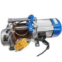 Palans électriques rapides 1,5T en aluminium avec câble métallique, télécommande sans fil, 220V, protection IP54, pour levage domestique et restaurants