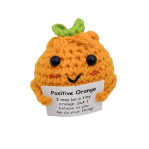 Popular hecho a mano de <span class=keywords><strong>ganchillo</strong></span> Animal de dibujos animados vegetales emoción comodidad muñecas energía positiva oso juguetes de animales de peluche - Product Image 2