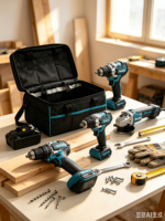 Chargeur d'outils sans fil professionnel 10-en-1 à couple élevé, batterie lithium-ion, sac de transport en plastique, OEM, garantie 3 mois, efficace, le plus vendu