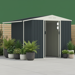 Abri de rangement <span class=keywords><strong>pour</strong></span> vélos EG0806, abri <span class=keywords><strong>pour</strong></span> chevaux, <span class=keywords><strong>petit</strong></span> abri extérieur - Product Image 1