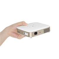 Projecteurs portables DLP Android 11 LED à courte focale avec WiFi 5G, batterie intégrée et mise au point manuelle pour home cinéma