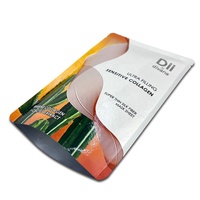 Op maat gedrukte cosmetische platte folie-sachet, hitte-sealbaar, voor gezichtsmaskermonsters, geschikt voor vloeibare huidverzorgingsverpakkingen