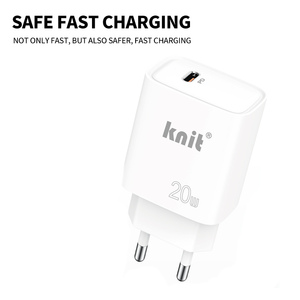 Mini GaN de 20W y para E.U. Adaptador de corriente Cable DE DATOS Cargador de viaje USB Teléfono móvil 3,0 Enchufe de cargador rápido - Product Image 3