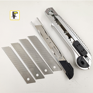 Cuchillo deslizante de 18mm de alta resistencia, cuchilla de carga automática, cortador de utilidad con 5 uds. - Product Image 2
