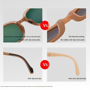 Gafas de Sol Plegables Ultraligeras Estilo GM, con Marco TR90, Polarizadas, Revestimiento Interior Verde, Protección Solar, Disponibles en Stock - Product Image 3