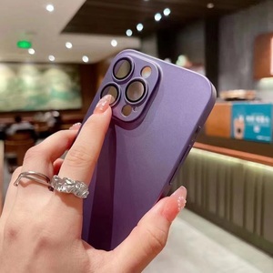 Coque de téléphone portable en verre givré de qualité supérieure, protection d'objectif d'appareil photo pour <span class=keywords><strong>iPhone14</strong></span> Pro Max, étui de téléphone magnétique - Product Image 2