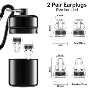 Фабричные мягкие и удобные концертные музыкальные дискотеки для защиты слуха многоразовые силиконовые беруши - Product Image 4