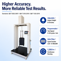 Testeur d'oscillation et d'impact pour bagages HK-510 20cpm, machine de test de secousses pour poignées de valises, idéal pour l'assurance qualité des usines de sacs de voyage et des laboratoires.