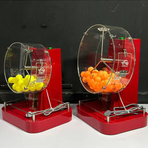 Machine à Boules de Loterie Automatique Interactive pour Soirée Casino, Tirage au Sort, Machine à 30 Boules, Cage de <span class=keywords><strong>Bingo</strong></span> Transparente - Product Image 6