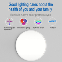 Plafonniers LED ronds modernes Banqcn pour la décoration intérieure intelligente de la maison, pour salon, chambre, salle à manger, salle de bain, salle de séjour