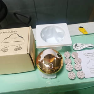 Masajeador de Cuero Cabelludo Impermeable para el Hogar 2025, con Inicio de un Solo Clic y Masaje Profundo para Aliviar el Estrés - Product Image 6