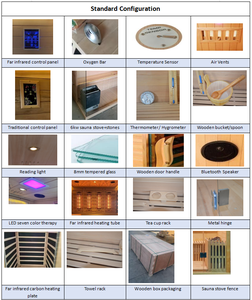 Sauna a Vapor Seco Quarto Canadense Barril De Cedro Tradicional Wet Hot <span class=keywords><strong>Steam</strong></span> Sauna Sala para Venda - Product Image 4