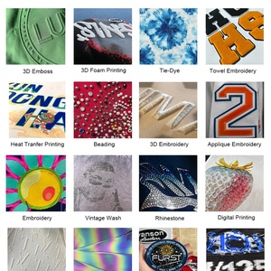Wholesale Custom Heavyweight Oversize Cotton Acid <b>Washed</b> Hoodie Vintage Rhinestone Puff Printing Drop Shoulder Embroidered - Product Image 4