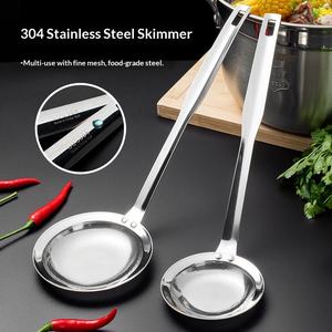 Cuchara Coladora de Acero Inoxidable al por Mayor, Cucharón Separador de Grasa y Aceite para Sopa y Gravy, Cuchara Coladora, Colador de Red para Alimentos - Product Image 1