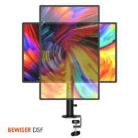 Bras de moniteur LCD simple et double support de support d'ordinateur support de moniteur d'ordinateur bon marché (BEWISER DSF02S)