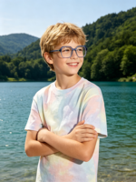 Fabrication sur mesure, vente en gros, lunettes optiques en acétate haut de gamme pour enfants, montures de lunettes durables pour enfants pour un usage quotidien, OEM/ODM