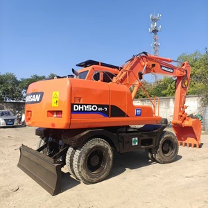 Excavadora de Ruedas Usada Doosan DH150W -7 de Alta Calidad, Maquinaria de Construcción en Stock - Product Image 2