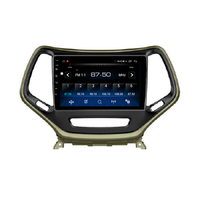 Autoradio Android 2015, HD 2016 P, GPS, Wifi, DSP, lecteur Audio MP3, lecteur de musique, pour Jeep Cherokee (2017, 2018, 10.0, 1080)