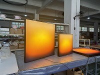 Luz Wholesale Sunset Art Light Dimmable Led Sunset Light Led Frame Picture Aura Wall Mount Sunset Lightbox