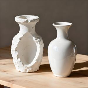 Đúc bột thạch cao Chất liệu đúc khuôn màu trắng Độ lưu động 12-15CM Bề mặt mịn không có bọt khí cho gốm sứ DIY - Product Image 5