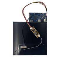 Écran LCD carré IPS 10,3 pouces 768*768 500 nits pour simulateur de vol avec carte de commande 20 broches LVDS