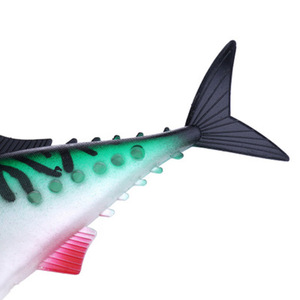 เหยื่อปลอมหนังปลาพีวีซีแบบนิ่มยี่ห้อเฮสเซ่น สำหรับปลาทูน่า มาร์ลิน แซนเดอร์ <span class=keywords><strong>แซลมอน</strong></span> และปลาในน้ำจืด-น้ำเค็ม สำหรับตกปลาในมหาสมุทร แม่น้ำ ทะเลสาบ และตกปลาจากเรือ - Product Image 4