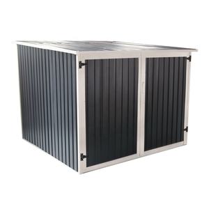 Vente en gros d'usine, abri métallique extérieur pratique 6x6 pour le rangement de <span class=keywords><strong>4</strong></span> vélos - Product Image 4