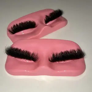 Luxury grade 3D 6D Full Strip 20mm fluffy mink lashes reusable mink false eyelashes with lashes boxes