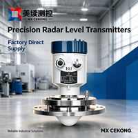 Sensor Radar FMCW 80GHz MX untuk Pengukuran Level Non-Kontak pada Silo Tinggi, Jangkauan 120m, Transmitter untuk Tempat Penyimpanan Biji-bijian