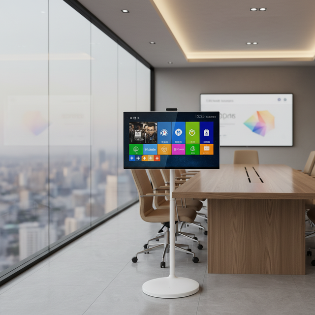 Portable 32" Smart Television - Wireless Connectivity (WiFi/), Adjustable Stand, Ideal for Bedroom/Living Room